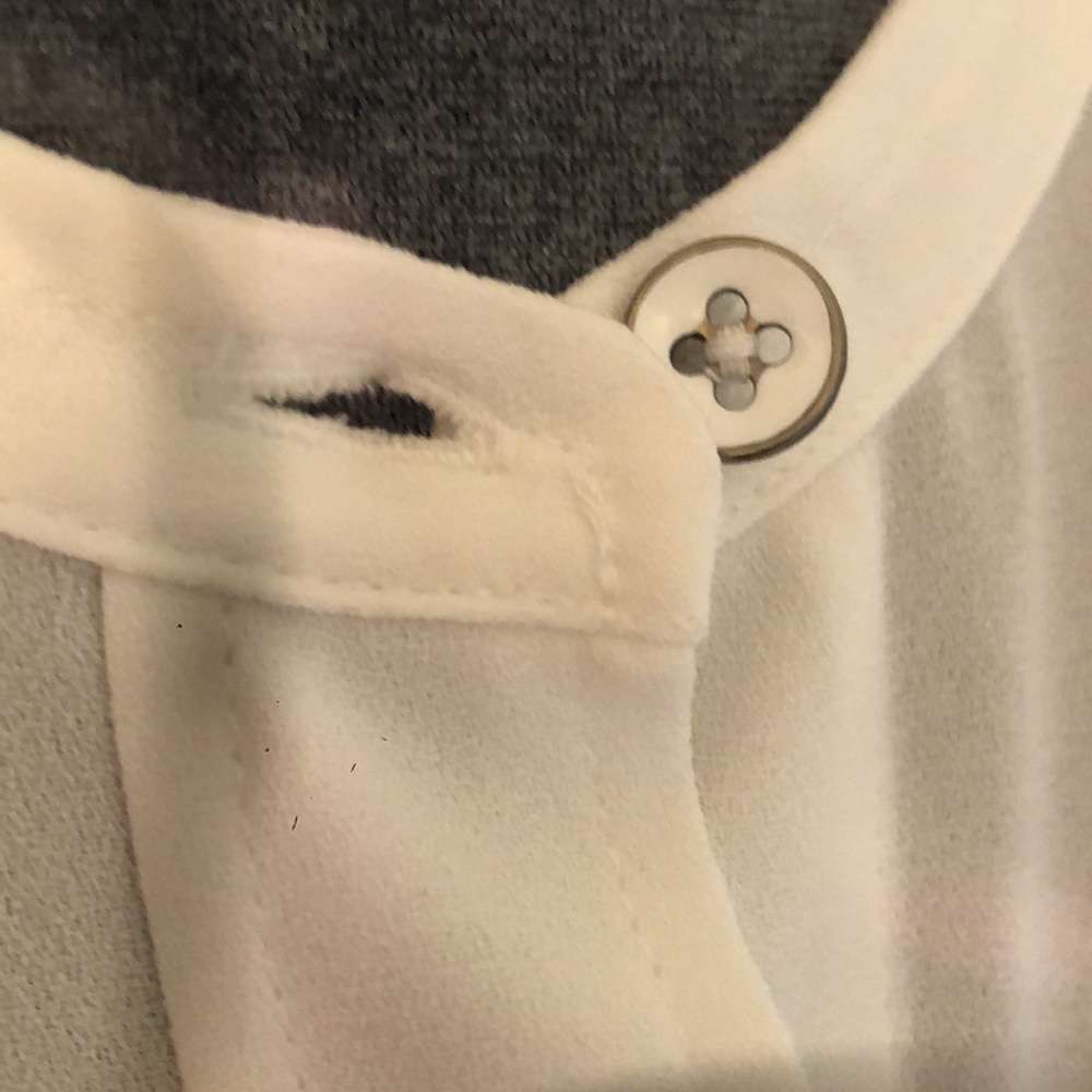 Cabi 5521 Float Blouse Button Front Flutter Sleev… - image 3